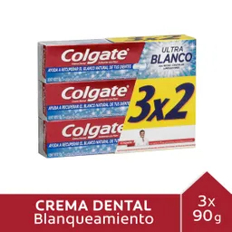Colgate Pasta Dental Ultra Blanco X 3