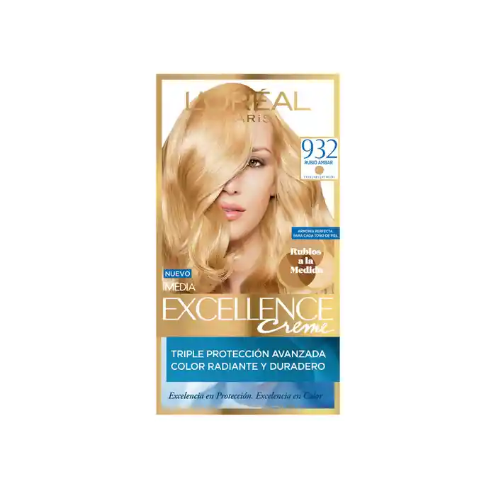 Excellence Creme Coloración Blond Legends 9.32 Rubio Mítico