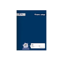 Torre Cuaderno College Liso 7 Mm 80 Hojas