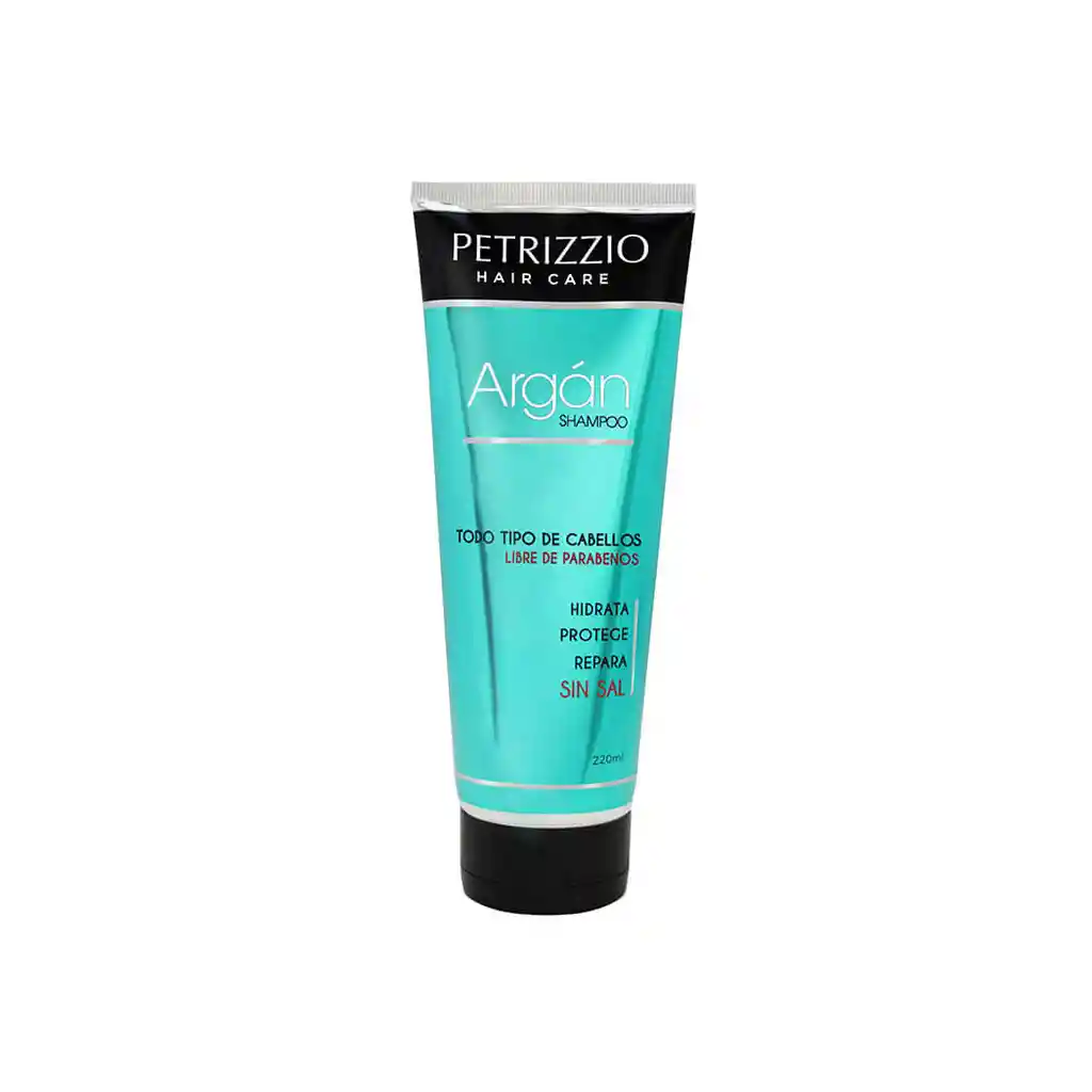 Petrizzio Hair Care Shampoo Argán para Todo Tipo de Cabello sin Sal