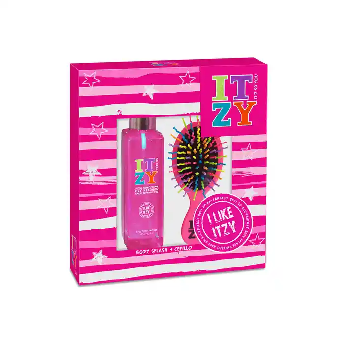 Itzy Estuche Juvenil Fantasy Body Splash + Cepillo