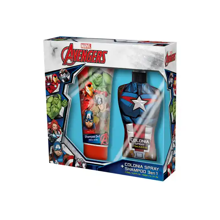 Estuche Colonia Avengers Colonia 175 Ml + Shampoo