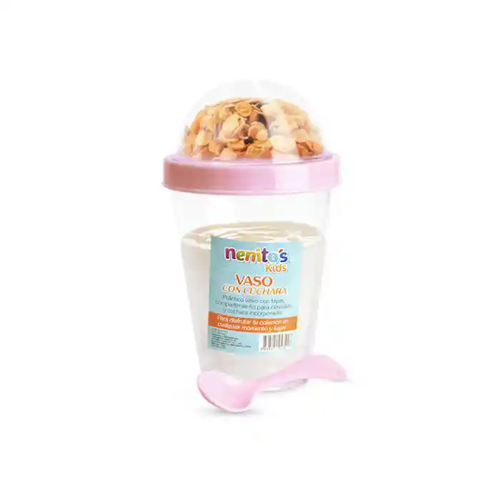 Vaso de Yogurt Nenitos 300 Ml + Cuchara