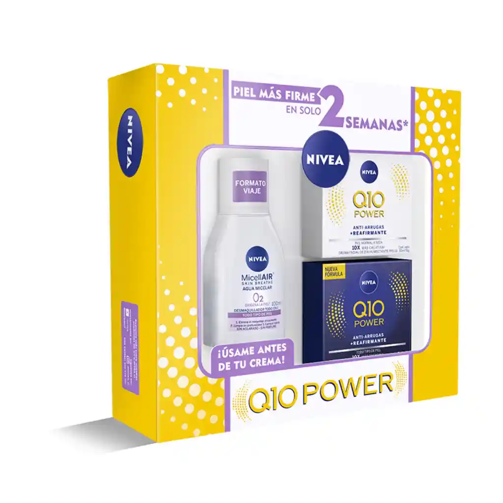 Nivea Agua Micelas + Crema Q10 Power Anti-arrugas Día y Noche