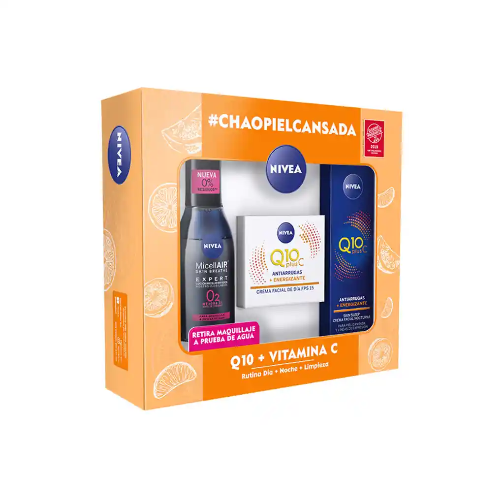 Nivea - Estuche Crema Q10 + Crema Dia + Noche + Locion