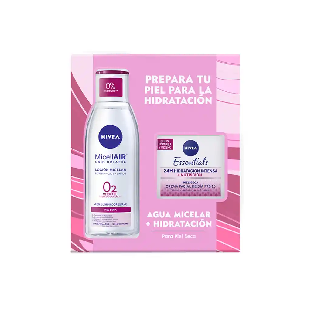 Nivea Estuche Essential Crema Nut 50 + Locion