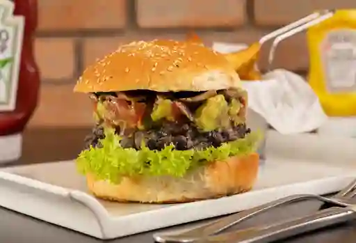 Veggie Burger + Papas Fritas
