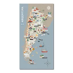 Mapa Viajero de Argentina Travelshot 1 U
