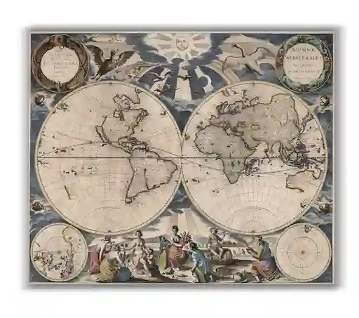 Mapa Mundi Tierra Nueva 1 U