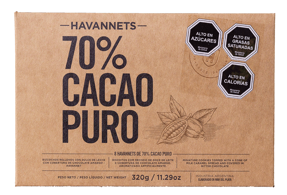 Havannet 70% Cacao 8 unidades