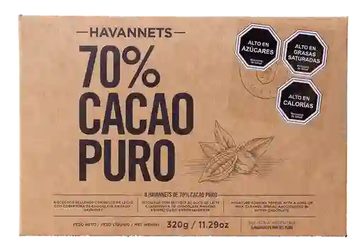 Havannet 70% Cacao 8 Unidades