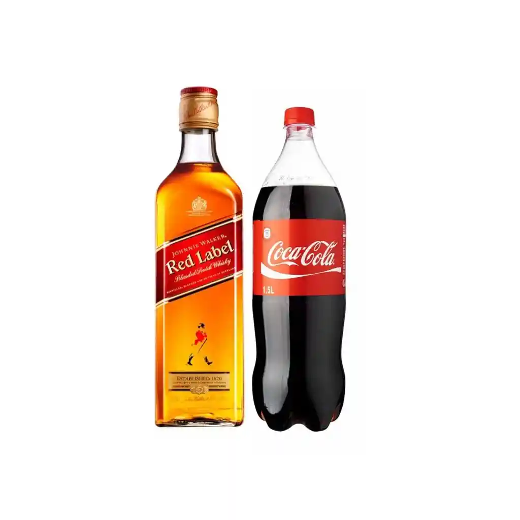 Johnnie Walker Whisky Rojo 750Cc + Coca Cola 1.5 L