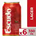 Escudo Sixpack Lata 355Cc