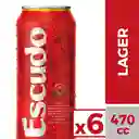 Escudo Sixpack Lata 470Cc