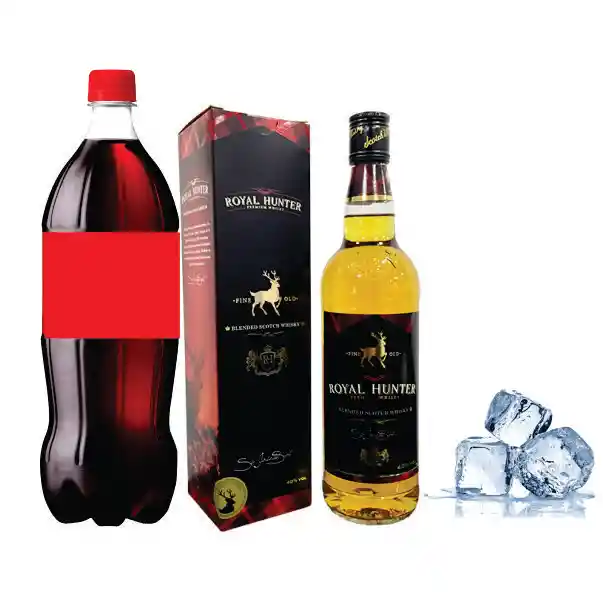 Promo: Whisky Escoces + Bebida 1,5L variedades + 1k Hielo