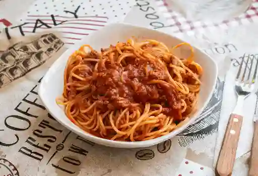 Spaghetti con Bolognesa