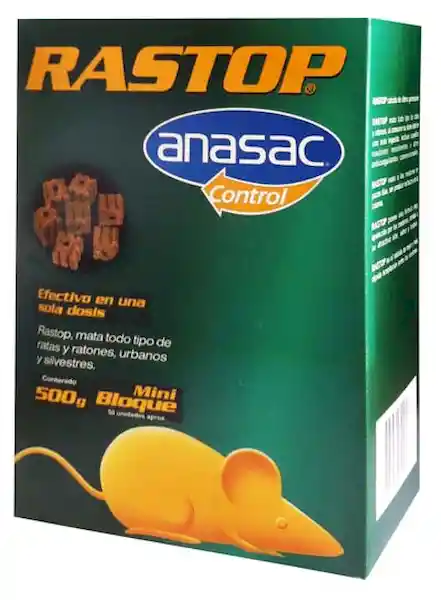 Anasac Rodenticida Rastop Mini Bloque