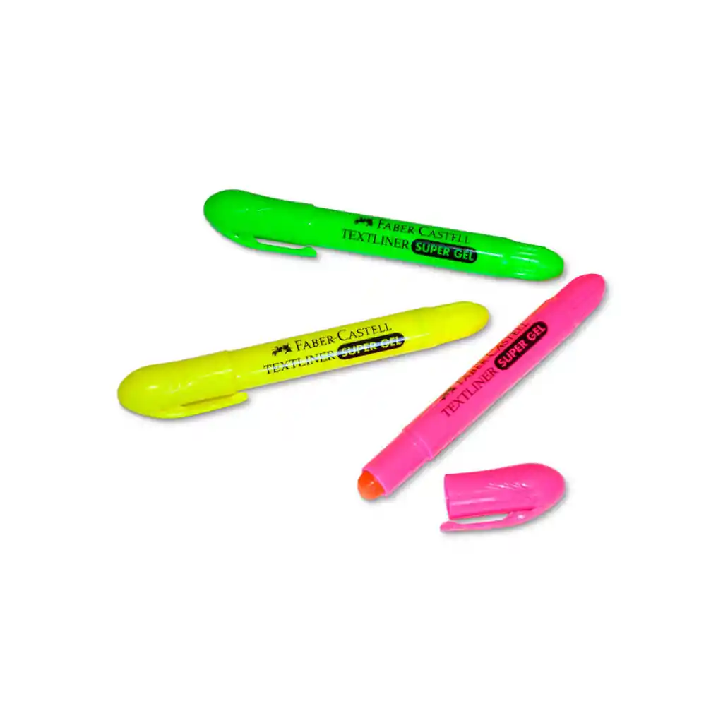 Destacador Faber Gel 3 Col