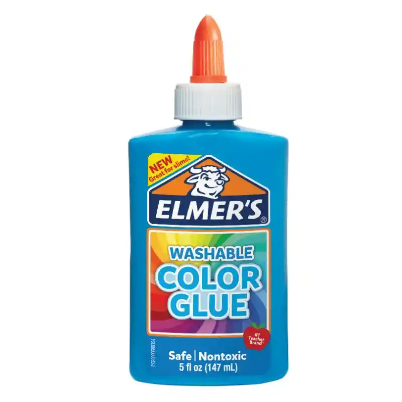 Pegamento Color Elmer'S Azul Opaco Botella 147 Ml