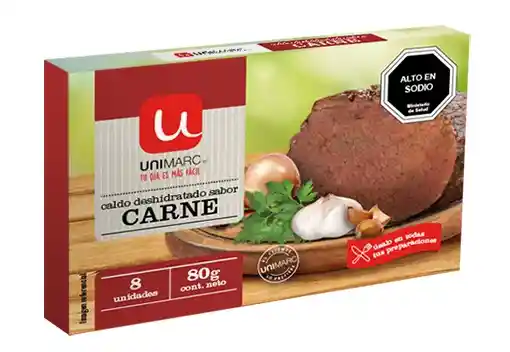 Unimarc Caldo De Carne 8X10G