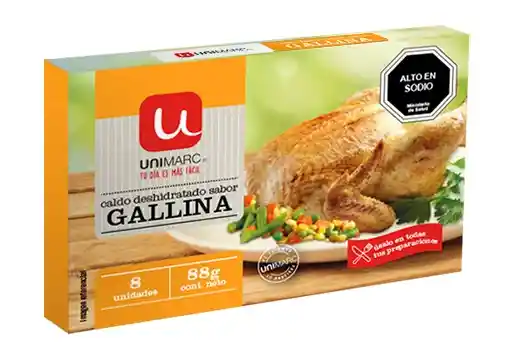 Unimarc Caldo De Gallina 8X11G