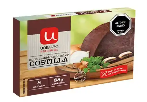 Unimarc Caldo De Costilla 11 g