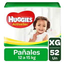 Huggies Pañal Active Sec Talla Xg