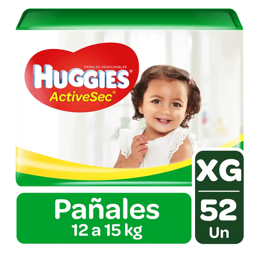 Huggies Pañal Active Sec Talla Xg