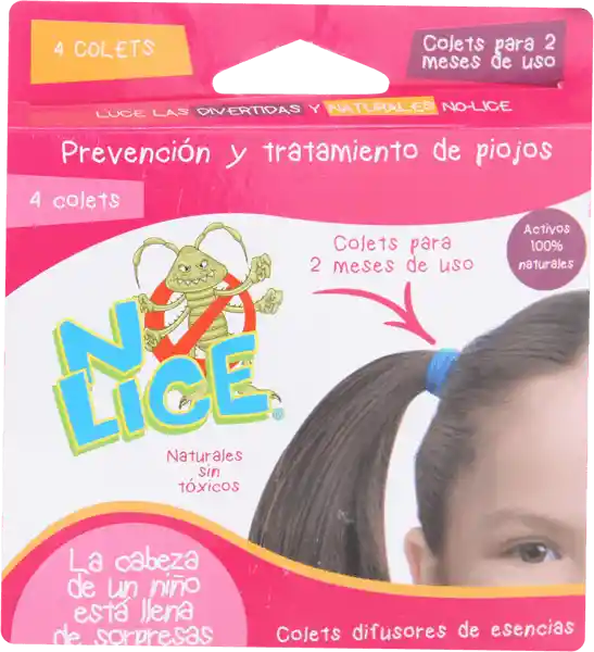 No Lice X 4 Colets