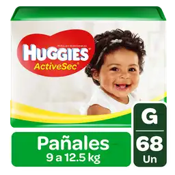 Huggies Pañal Desechable Active Sec Talla G