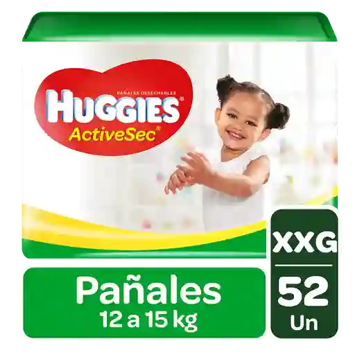 Huggies Pañales Active Sec Talla XXG