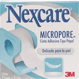 Nexcare Cintas Adhesivas Micropore 25Mmx9.1M.C/Cja