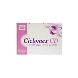 Ciclomex CD (75 mcg/30 mcg) Comprimidos Recubiertos