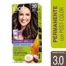 Ilicit Tinte Permanente para Cabello Tono Castaño Oscuro 3.0