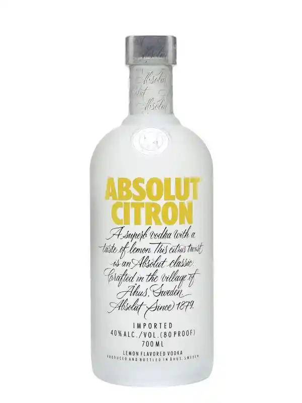 Absolut Vodka Citron 40° 750Cc