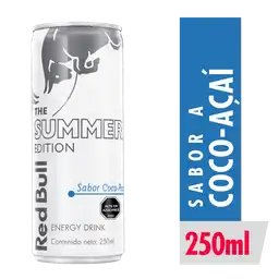 Red Bull Bebida Energética Summer Coco Lata 250 Ml