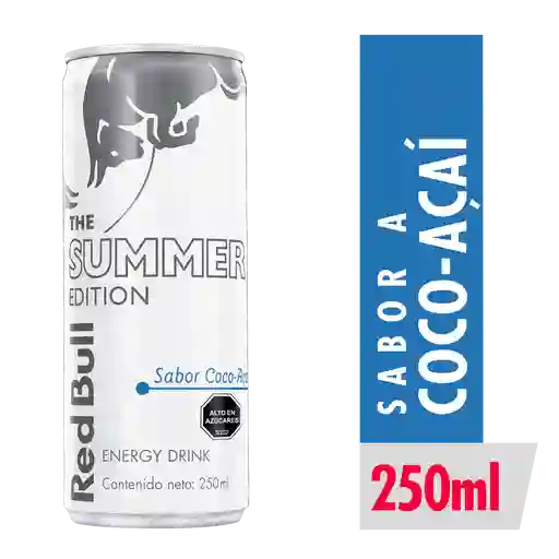 Red Bull Bebida Energética Summer Coco Lata 250 Ml