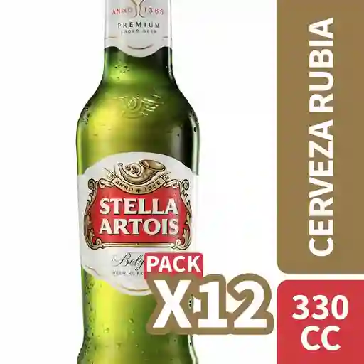 Stella Artois Cerveza Rubia Premium Lager