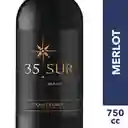 35 Sur Vino Merlot Botella