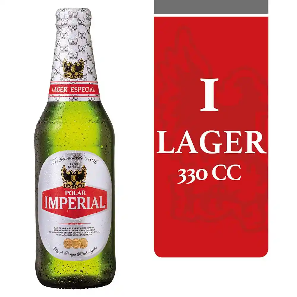 Imperial Lager 330cc Botella Cerveza