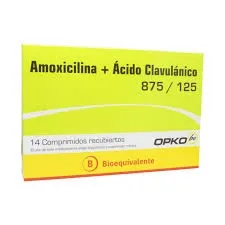 Amoxicilina +Ac Clavulanico 875 125 Mg