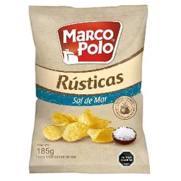 Marco Polo Snacks de Papas Fritas Rusticas con Sal de Mar
