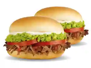 2x1 Sándwich Grande Mechada