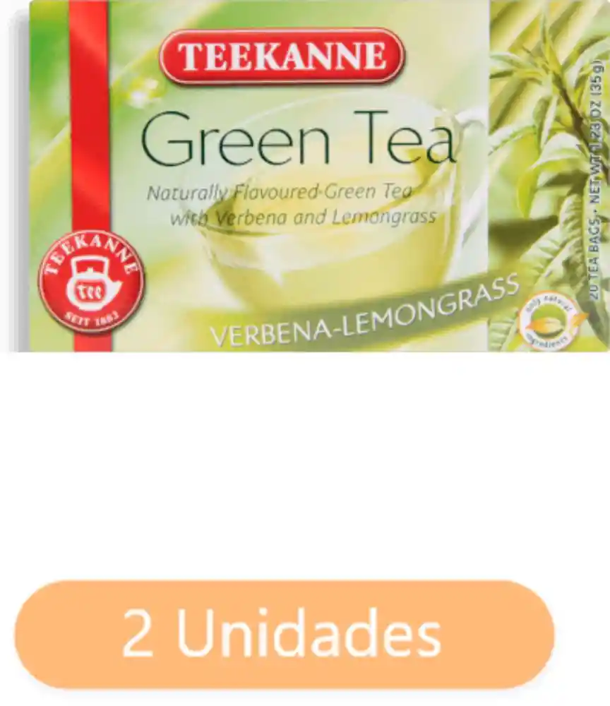 Teekanne Te Green Tea Verbena Lemon