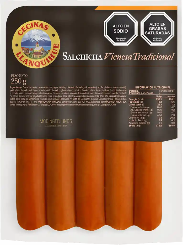 Llanquihue Salchicha 250G