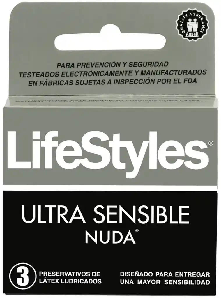 Lifestyles Preservativo Ultra Sensible Nuda 3Un