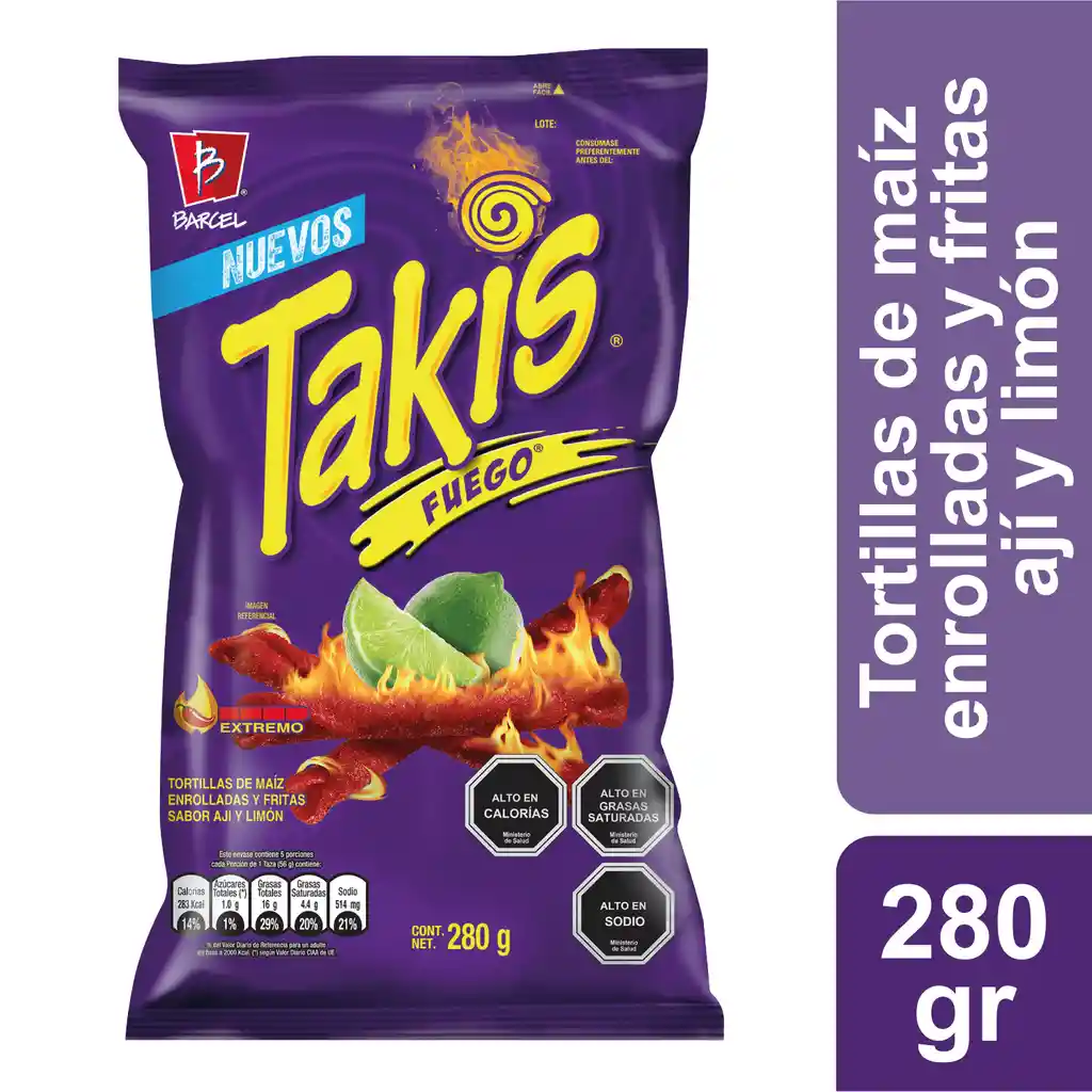 Takis Tortillas de Maíz Fuego