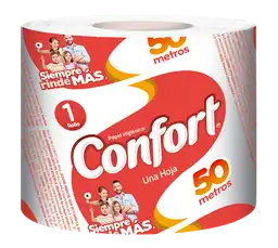 Confort Papel Higiénico Una Hoja