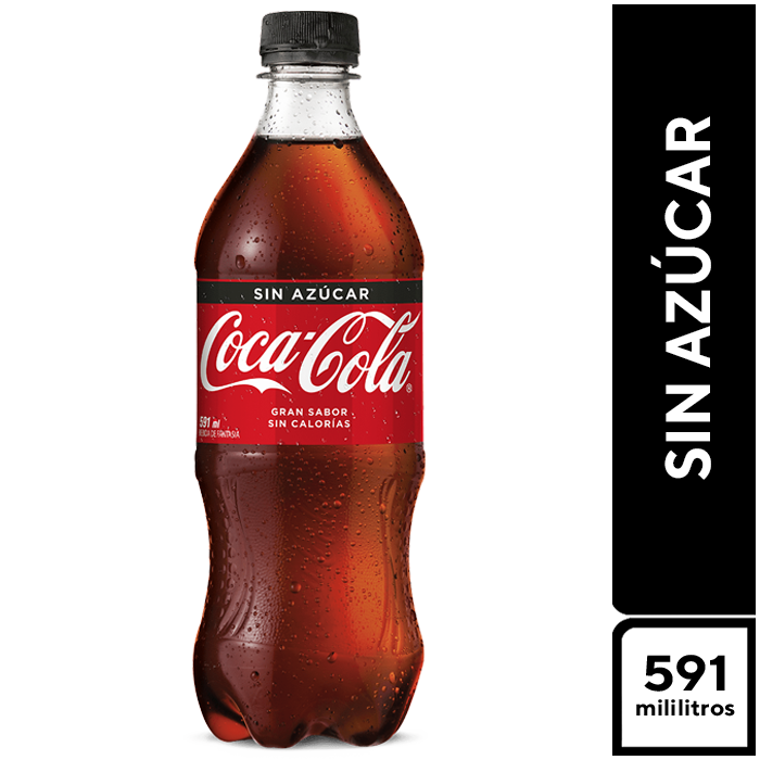 Coca-Cola Sin Azúcar 591 ml
