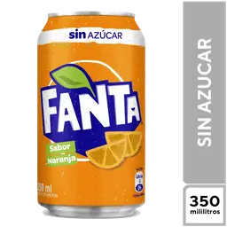 Fanta Sin Azúcar 350 ml